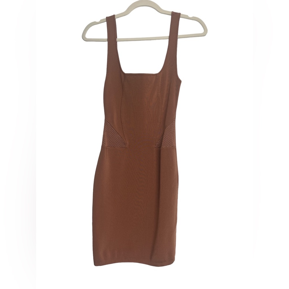 Zara brown spandex dress